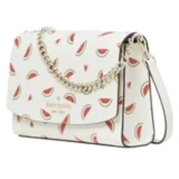 NWT Kate Spade Carson Convertible Watermelon Party w/ Chain and Crossbody Strap - Picture 2 of 12